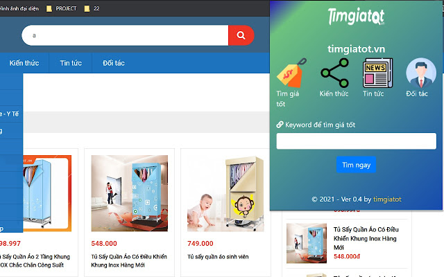 compare and find prices from timgiatot  from Chrome web store to be run with OffiDocs Chromium online