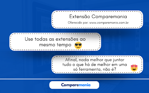 Comparemania Cashback, Pontos e Milhas  from Chrome web store to be run with OffiDocs Chromium online