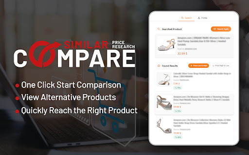 Compare Similar Price Research  from Chrome web store to be run with OffiDocs Chromium online