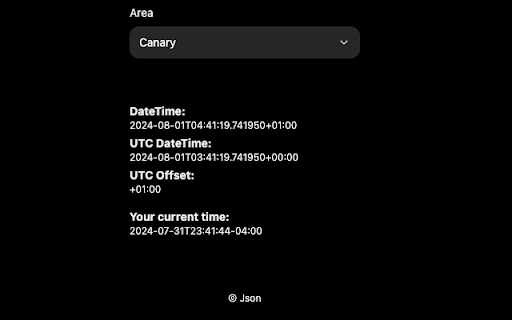 Compare Time UTC  from Chrome web store to be run with OffiDocs Chromium online