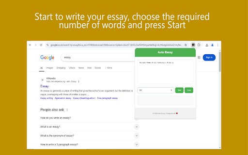 Complete my text – AI Writing Assistant  from Chrome web store to be run with OffiDocs Chromium online