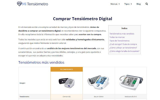 Comprar un Tensiómetro MiTensiometro  from Chrome web store to be run with OffiDocs Chromium online