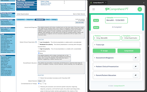 Comprehend EMR Integration  from Chrome web store to be run with OffiDocs Chromium online