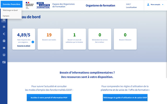 Compta CPF  from Chrome web store to be run with OffiDocs Chromium online