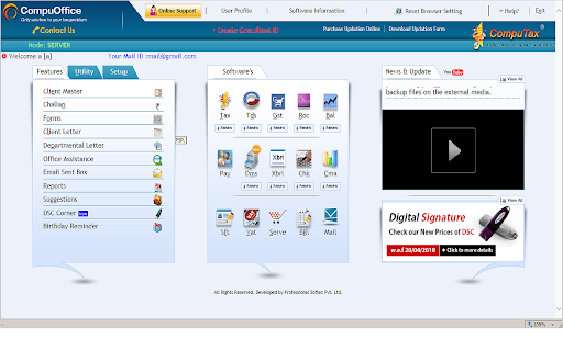 CompuOffice Online Extension  from Chrome web store to be run with OffiDocs Chromium online