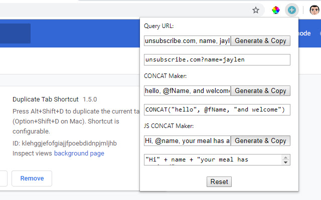 OffiDocs Chromiumオンラインで実行されるChrome WebストアのCONCAT Maker