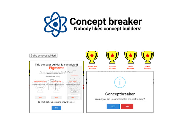 Conceptbreaker  from Chrome web store to be run with OffiDocs Chromium online