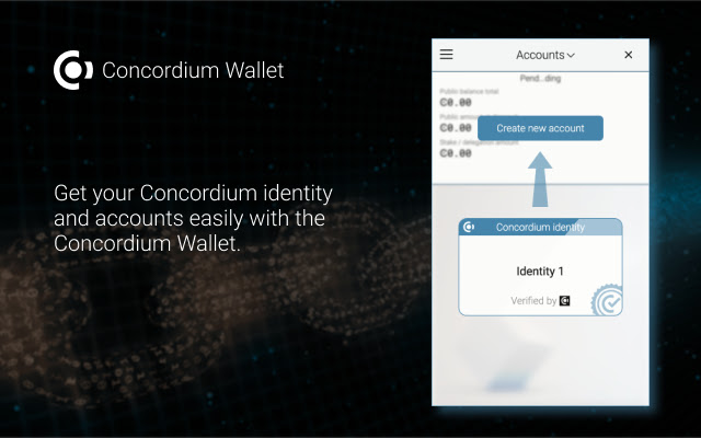 Concordium Wallet  from Chrome web store to be run with OffiDocs Chromium online