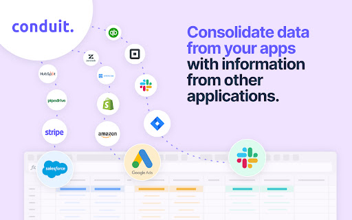 Conduit Copilot AI analyst for business  from Chrome web store to be run with OffiDocs Chromium online