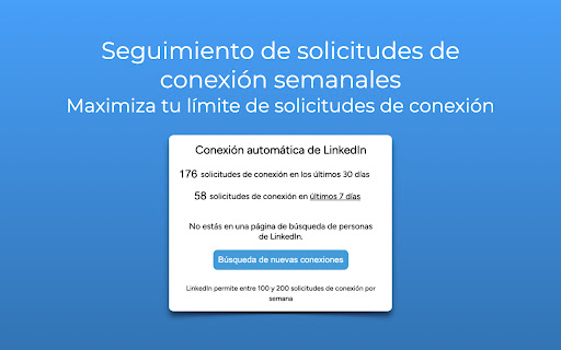 Conexión automática de LinkedIn 3xFaster  from Chrome web store to be run with OffiDocs Chromium online