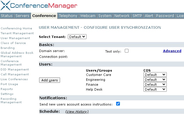 ConferenceManager Administration  from Chrome web store to be run with OffiDocs Chromium online