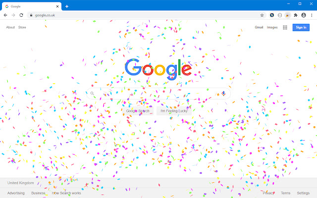Wyrzutnia konfetti! ze sklepu internetowego Chrome do uruchomienia z OffiDocs Chromium online