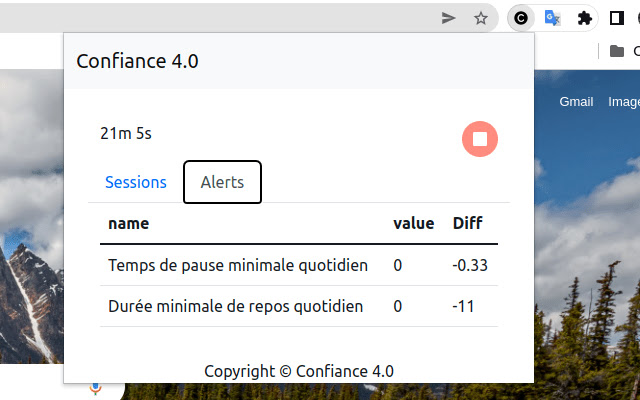 Confiance 4.0  from Chrome web store to be run with OffiDocs Chromium online