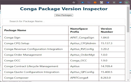 Conga Debug Helper  from Chrome web store to be run with OffiDocs Chromium online