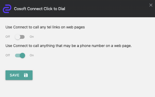 Connect Click to Dial  from Chrome web store to be run with OffiDocs Chromium online
