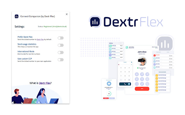 Connect Companion (by Dextr Flex)  from Chrome web store to be run with OffiDocs Chromium online