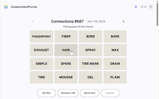 Connections Puzzle Pro  from Chrome web store to be run with OffiDocs Chromium online