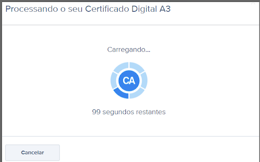 ContaAzul Certificado A3  from Chrome web store to be run with OffiDocs Chromium online