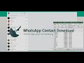 Contact Download for WhatsApp™  from Chrome web store to be run with OffiDocs Chromium online