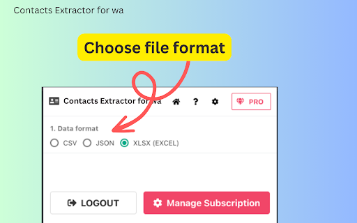 Contact Extractor for wa  from Chrome web store to be run with OffiDocs Chromium online Contact Extractor for wa  from Chrome web store to be run with OffiDocs Chromium online