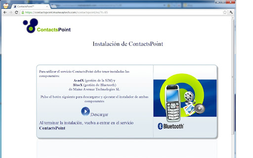 ContactsPoint  from Chrome web store to be run with OffiDocs Chromium online