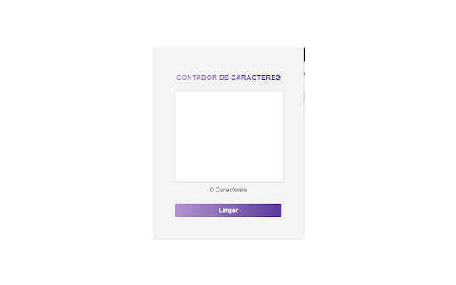 Contador de caracteres  from Chrome web store to be run with OffiDocs Chromium online