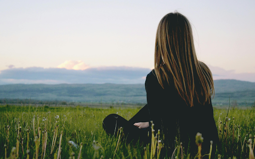 Contemplation in the Meadow  from Chrome web store to be run with OffiDocs Chromium online