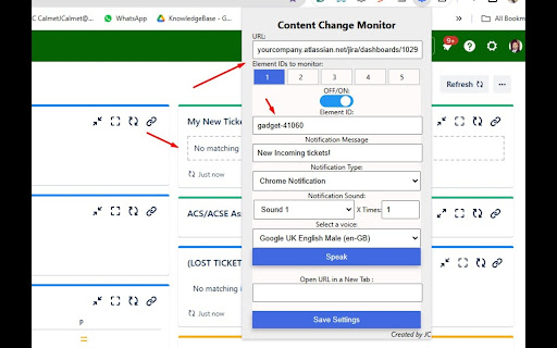 Content Change Monitor  from Chrome web store to be run with OffiDocs Chromium online