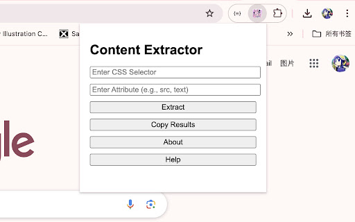 Content Extractor  from Chrome web store to be run with OffiDocs Chromium online