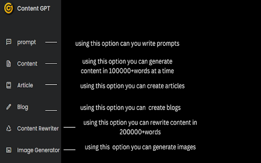Content GPT  from Chrome web store to be run with OffiDocs Chromium online