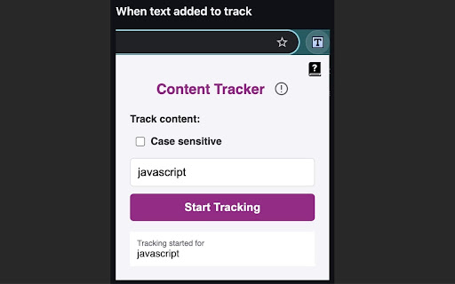 Content Tracker  from Chrome web store to be run with OffiDocs Chromium online