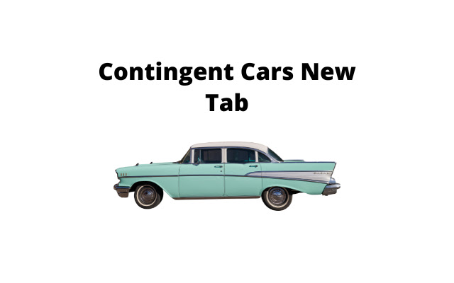 Contingentcars New Tab  from Chrome web store to be run with OffiDocs Chromium online