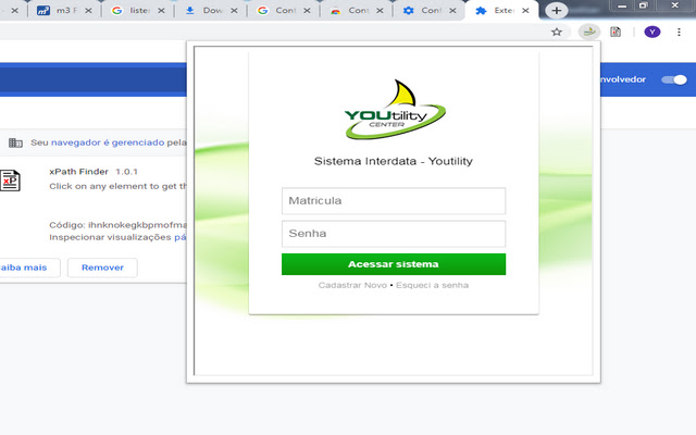 Controle de Pausas Youtility  from Chrome web store to be run with OffiDocs Chromium online