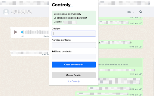 Controly Conversion  from Chrome web store to be run with OffiDocs Chromium online