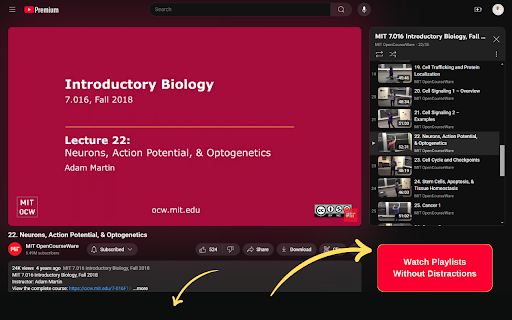 Control Your Feed – Remove YouTube Distractions  from Chrome web store to be run with OffiDocs Chromium online
