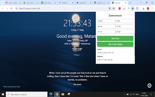 Conversion  from Chrome web store to be run with OffiDocs Chromium online