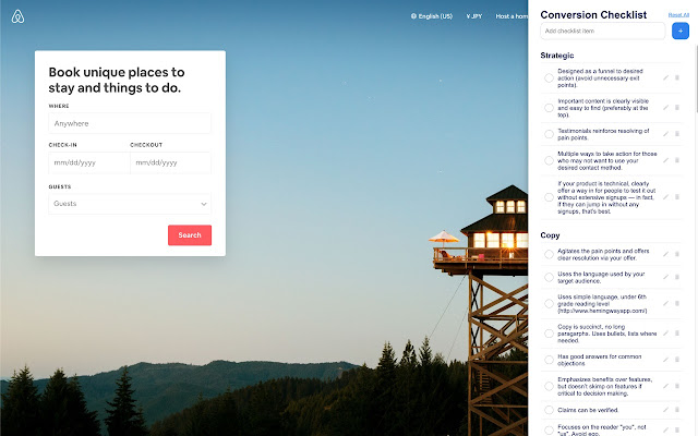 Conversion Checklist  from Chrome web store to be run with OffiDocs Chromium online