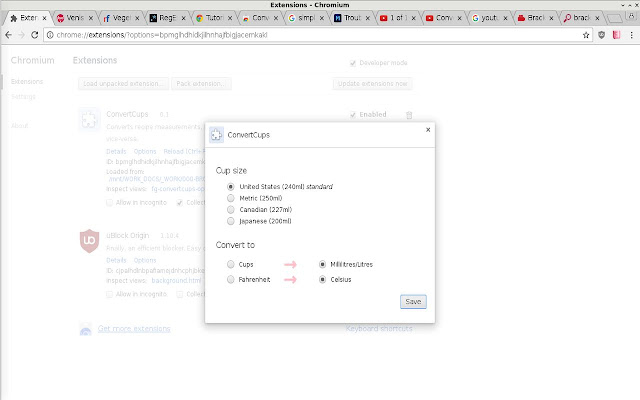ConvertCups  from Chrome web store to be run with OffiDocs Chromium online