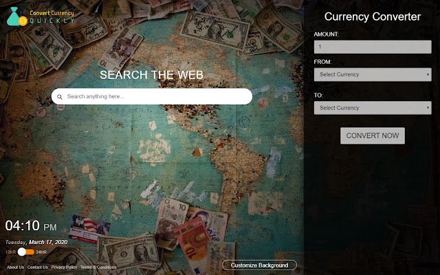 Convert Currency Quickly  from Chrome web store to be run with OffiDocs Chromium online