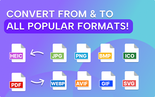 Convert HEIC to PDF  from Chrome web store to be run with OffiDocs Chromium online
