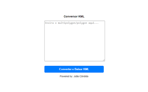 ConvertKML  from Chrome web store to be run with OffiDocs Chromium online