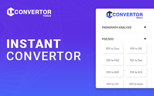 Convertor Tools  from Chrome web store to be run with OffiDocs Chromium online