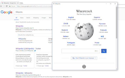 Convert To Popup  from Chrome web store to be run with OffiDocs Chromium online