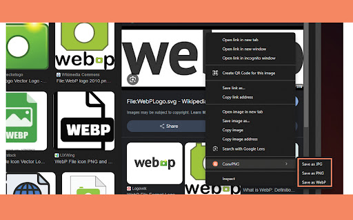 ConvPNG  from Chrome web store to be run with OffiDocs Chromium online