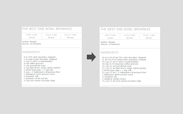 Kochbuch aus dem Chrome-Webshop, das mit OffiDocs Chromium online ausgeführt werden soll