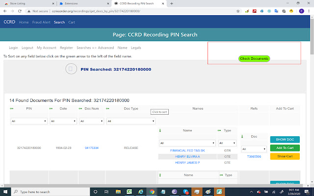 Cook County Reconcile Recordings  from Chrome web store to be run with OffiDocs Chromium online