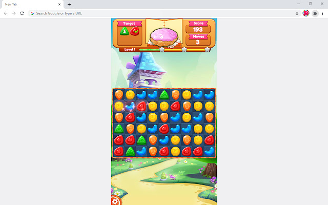 Cookie Blast Mania Game  from Chrome web store to be run with OffiDocs Chromium online