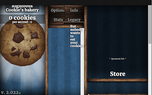Cookie Clicker Classroom 6x  from Chrome web store to be run with OffiDocs Chromium online