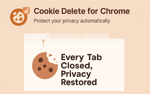 Cookie Delete for Chrome  from Chrome web store to be run with OffiDocs Chromium online