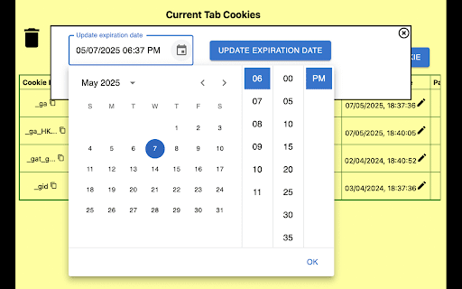 Cookie Editor and Storage Manager  from Chrome web store to be run with OffiDocs Chromium online